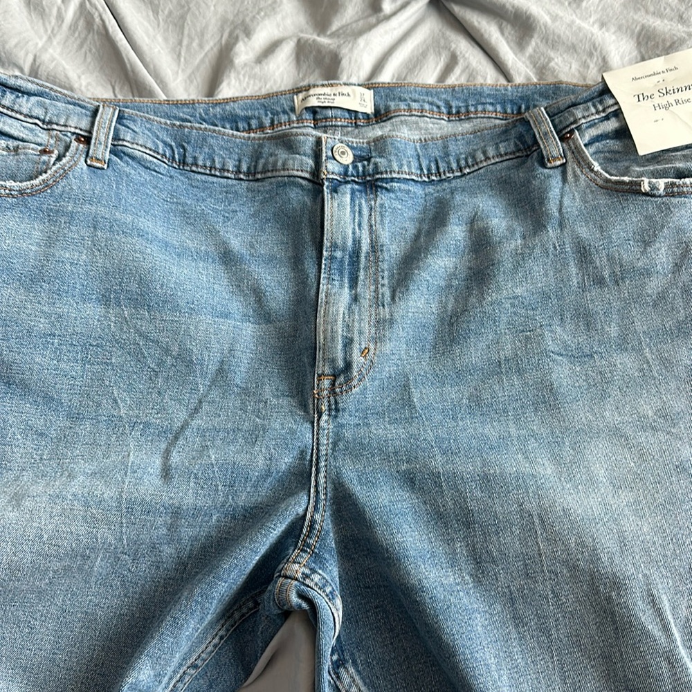 Abercrombie and fitch high rise plus size skinny jeans